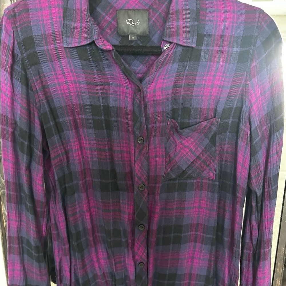 Rails Vibrant Plaid Button-Up